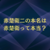 赤楚衛二の本名は赤楚衛