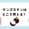マンゴスチンはどこで買える？