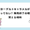 ヨーグルトキャラメルが売ってない？販売終了の理由は？買える場所